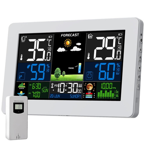 Stazione meteo con sensore - stazione,