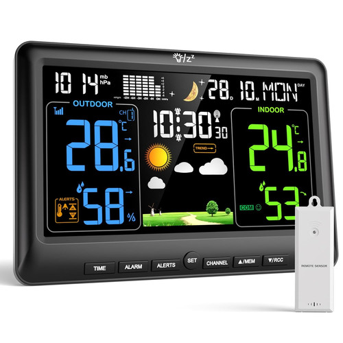 Stazione meteo con sensore - stazione,