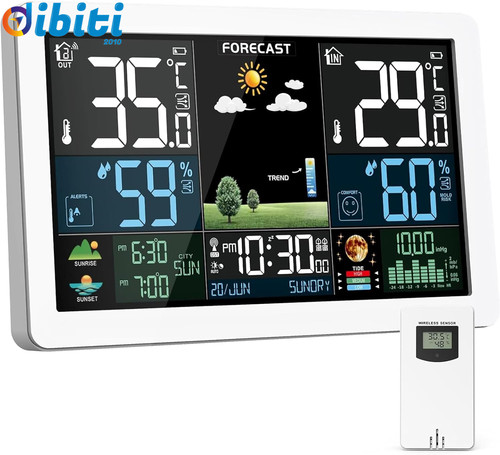 Stazione meteo con sensore - stazione,