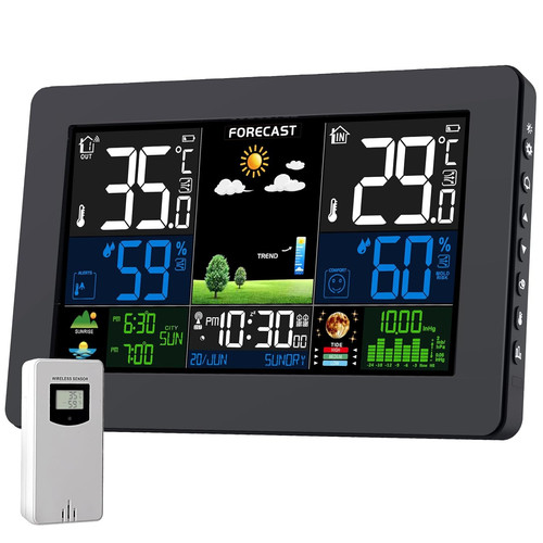 Stazione meteo con - stazione,